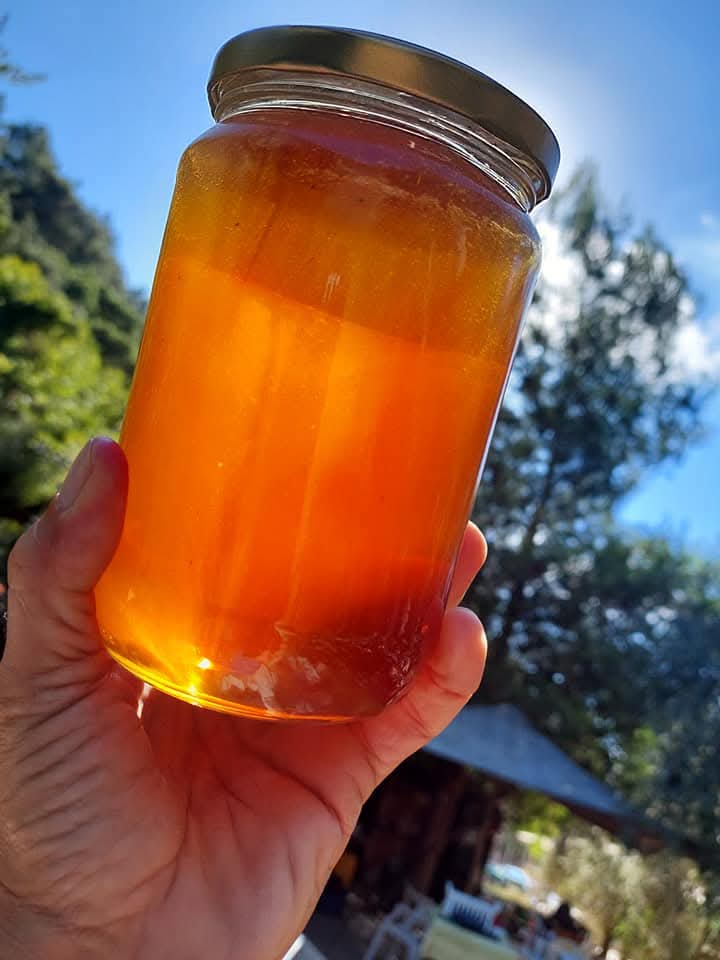 Local raw honey from the hills